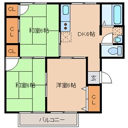 アメニティゾーン沖野の物件間取画像